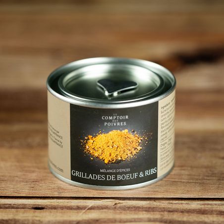 Grillades de Boeuf & Ribs - Mélange d'épices Mélanges d'épices Grillades de Boeuf & Ribs - Mélange d'épices Mélanges d'épices