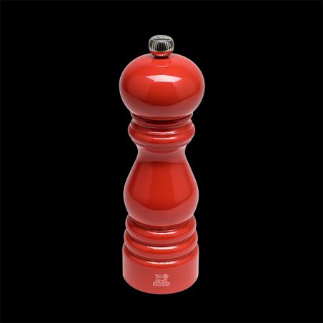 Manual pepper mill Peugeot PARIS poppy red finish Manual pepper mill Peugeot PARIS poppy red finish