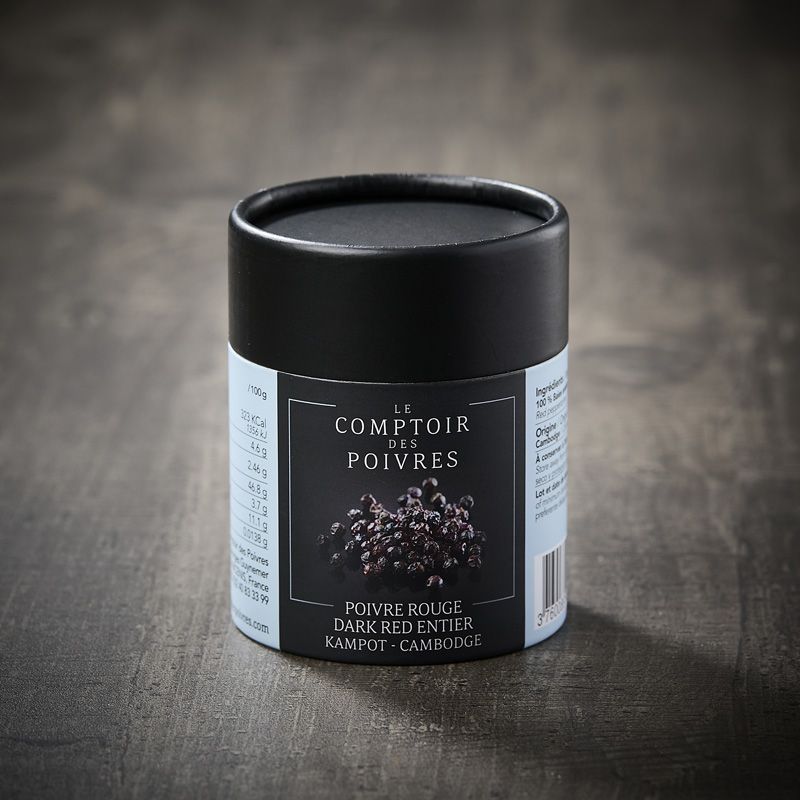 Poivre rouge Dark Red Kampot IGP Poivre rouge