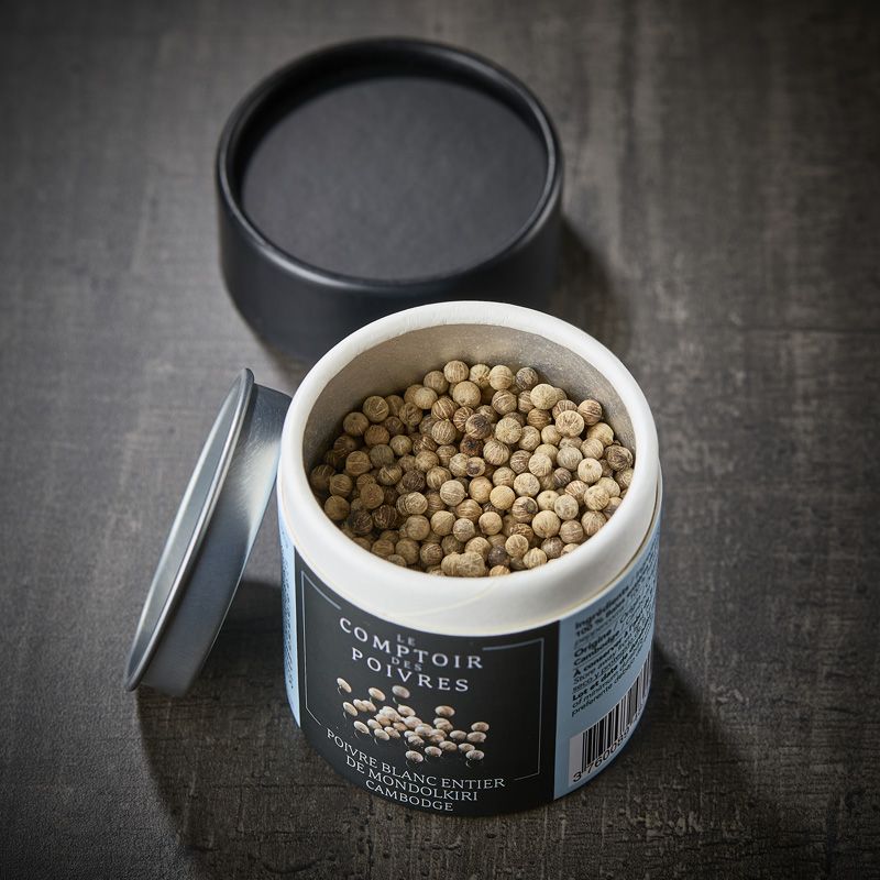 White peppercorns from Mondulkiri