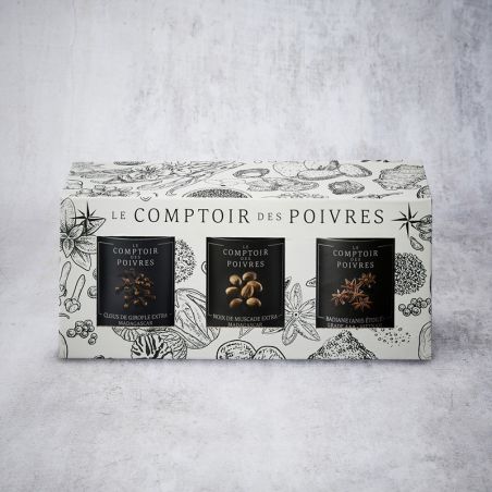 Coffret 3 épices d'exception Coffret 3 épices d'exception