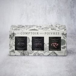 Coffret 3 poivres rouges d'exception
