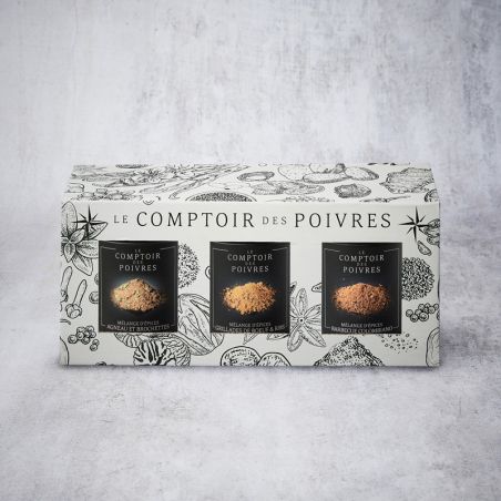 Coffret 3 boites repas entre amis Coffret 3 boites repas entre amis