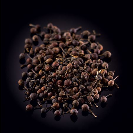 Wild black Voatsiperifery peppercorns from Madagascar