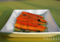 Carottes à l'huile d'argan