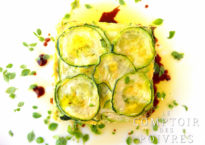 Flan de poisson et courgette