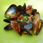 Moules au basilic