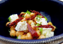 Pois chiches au fromage de chèvre