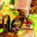 Salade printanière de rougets marinés et artichauts