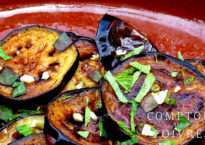 Aubergines au vinaigre de Moscatel