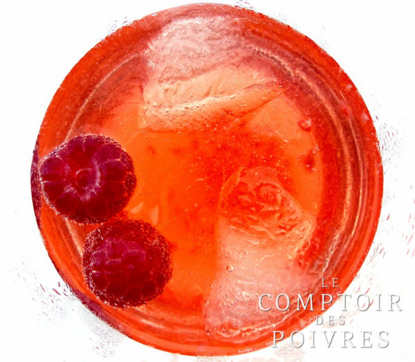 Cocktail bulles poivrées